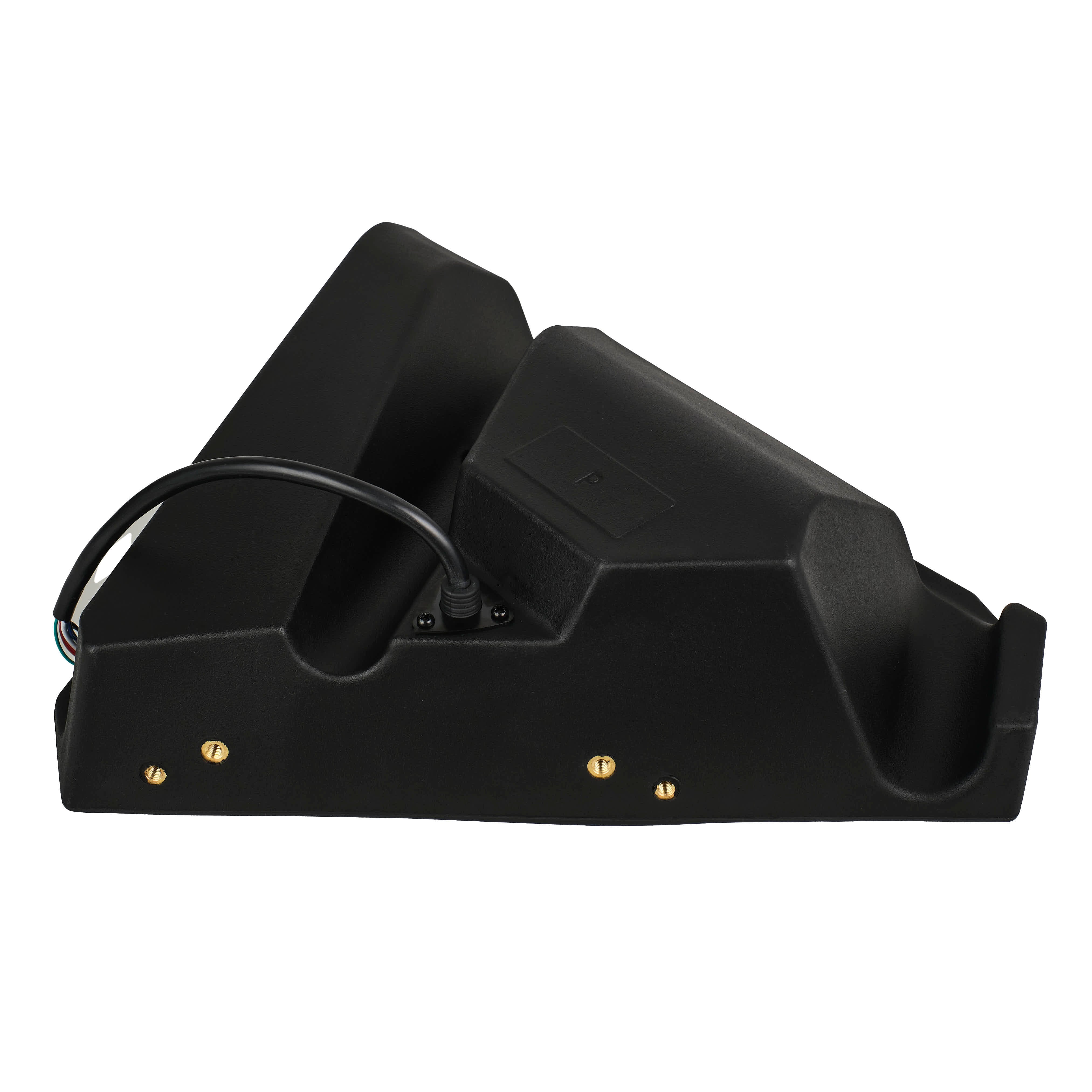 Polaris Slingshot Front Kick Empty Panel Pods With Digital LED Lights fits 2 x 6.5" Speakers and 2 x 3.8" Bullet Tweeters | 2015 - Current