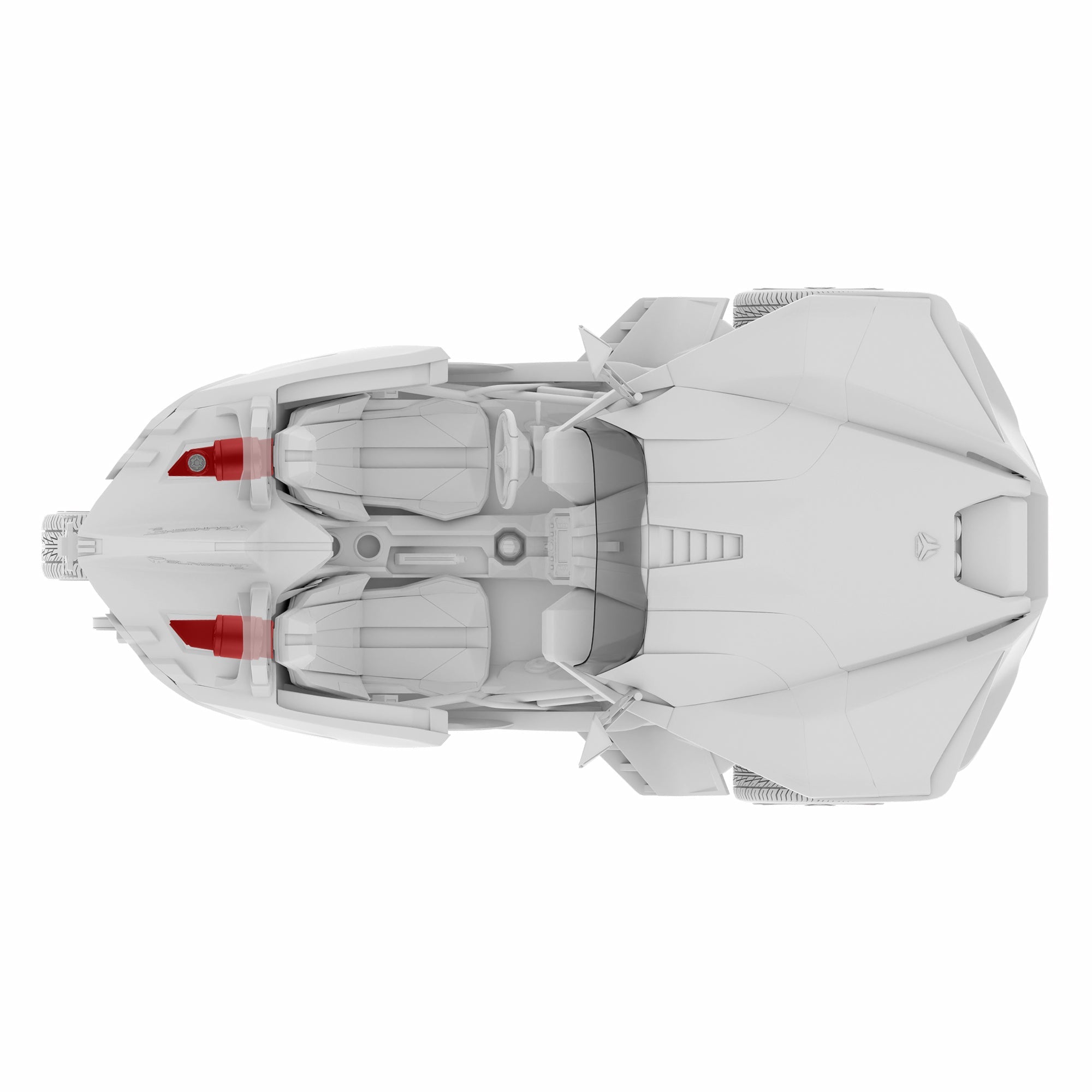 Polaris Slingshot Headrest Speaker Pods Loaded | 2 x NXL-IQ6/BK Speakers and Digital LED Lights | 2015 - Current