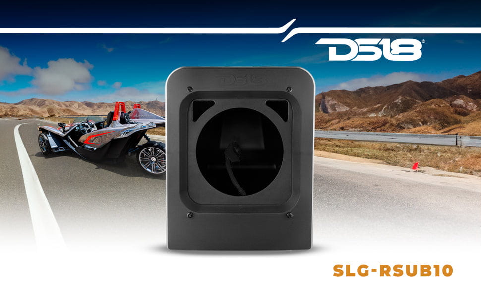 Polaris Slingshot Rear 10’’ Subwoofer Empty Enclosure