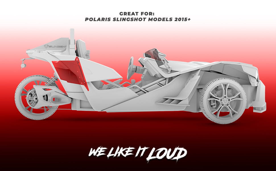 Polaris Slingshot Rear 10’’ Subwoofer Empty Enclosure