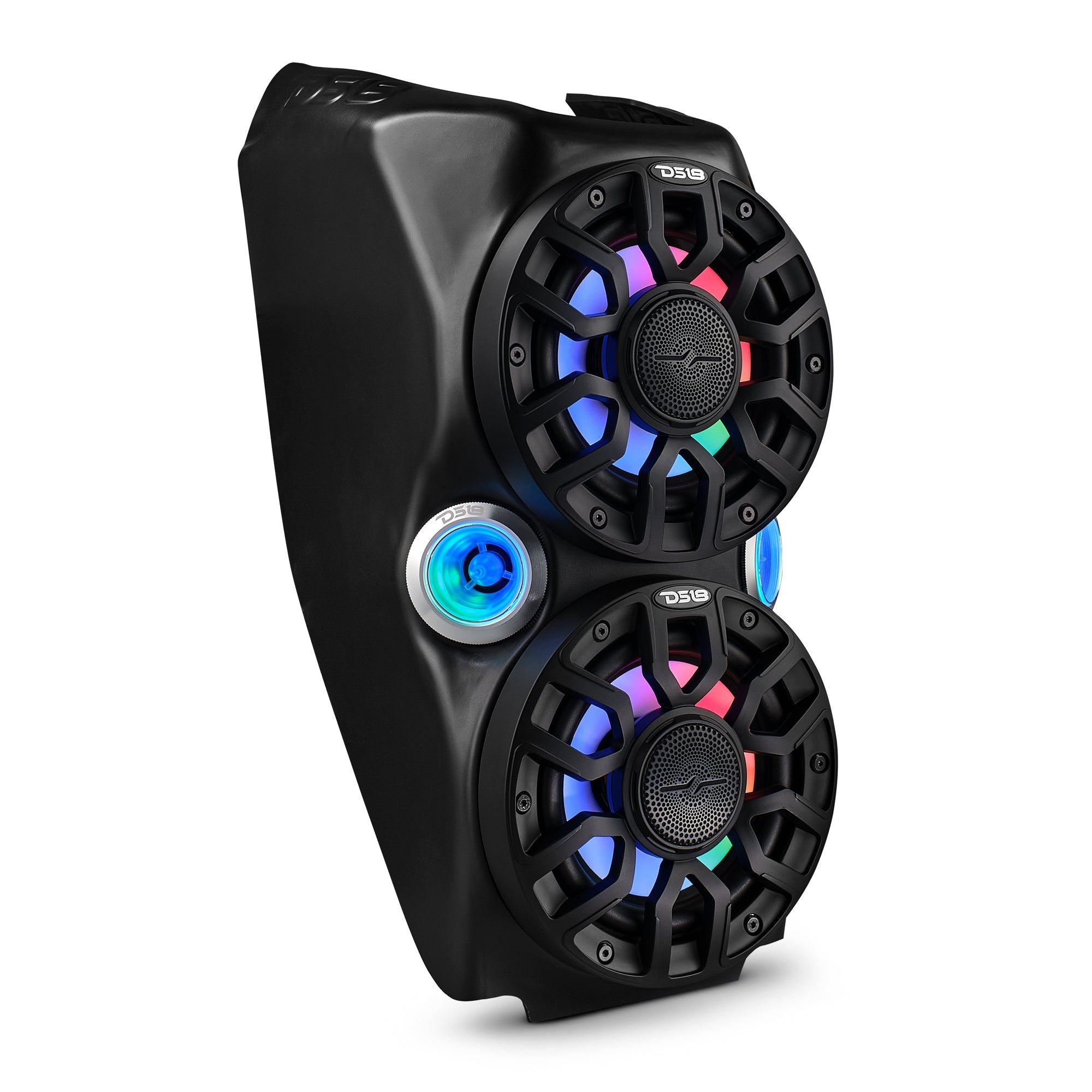 Polaris Slingshot Waterfall Center Console Loaded | 2 x NXL-IQ6/BK & 2 x PRO-TW7LD and Digital LED Lights | 2015 - Current