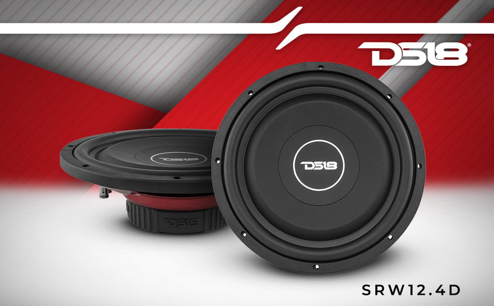 Srw Shallow-mount 12’’ Subwoofer 220 Watts Rms Dvc 4-ohm