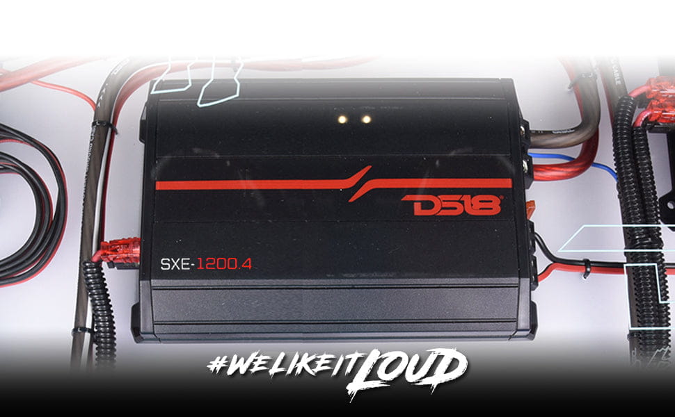 Sxe Class A/b 4-channel Full-range Car Amplifier 4 x 60 Rms