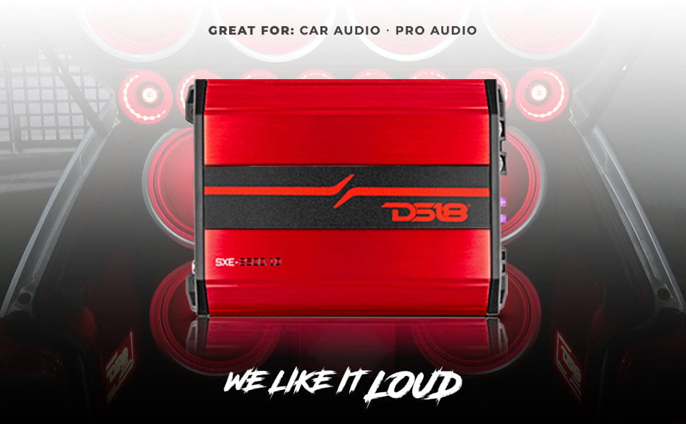 Sxe Class d 1-channel Amplifier 800 Watts Rms @ 1-ohm