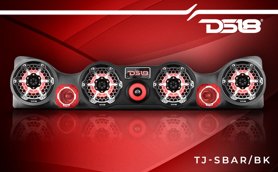 Jeep Tj Overhead Bar System Fits 4 x 6.5’’ Speakers 2 4’’