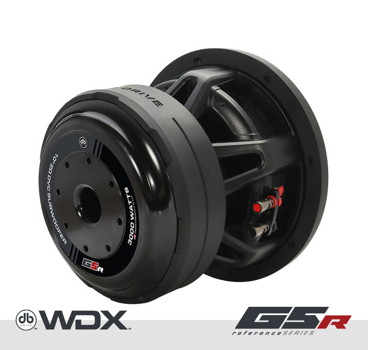 DB Drive WDX10G5R.4 10 in. Dual 4-Ohm Subwoofer