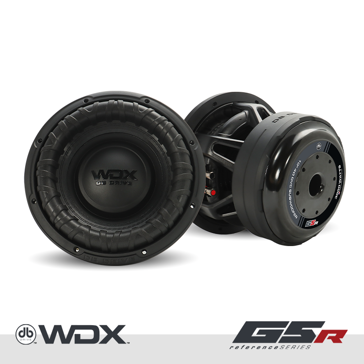DB Drive WDX10G5R.4 10 in. Dual 4-Ohm Subwoofer
