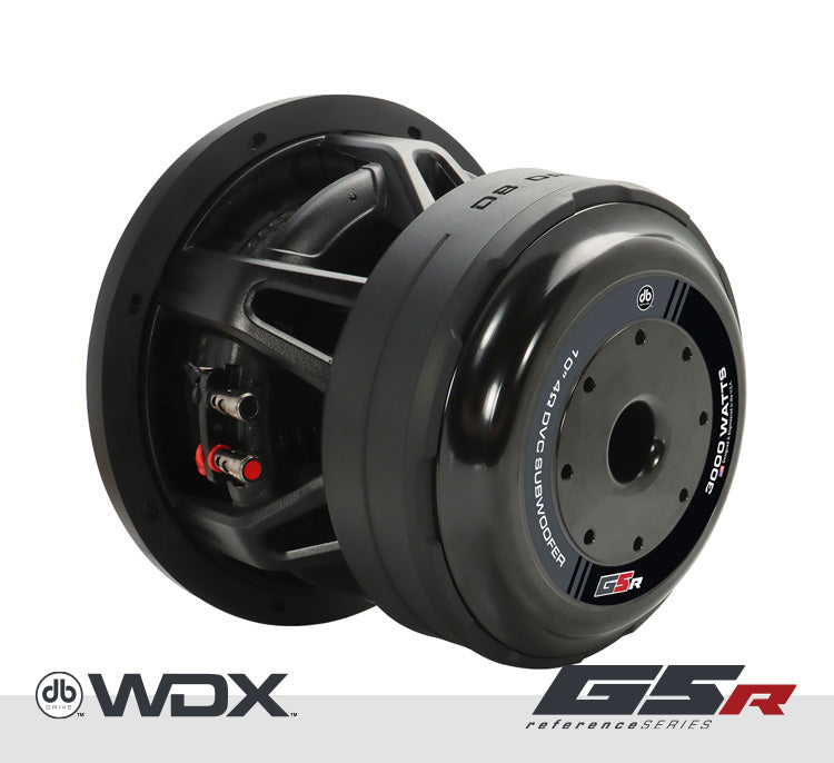 DB Drive WDX10G5R.4 10 in. Dual 4-Ohm Subwoofer