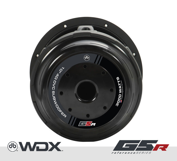 DB Drive WDX10G5R.4 10 in. Dual 4-Ohm Subwoofer