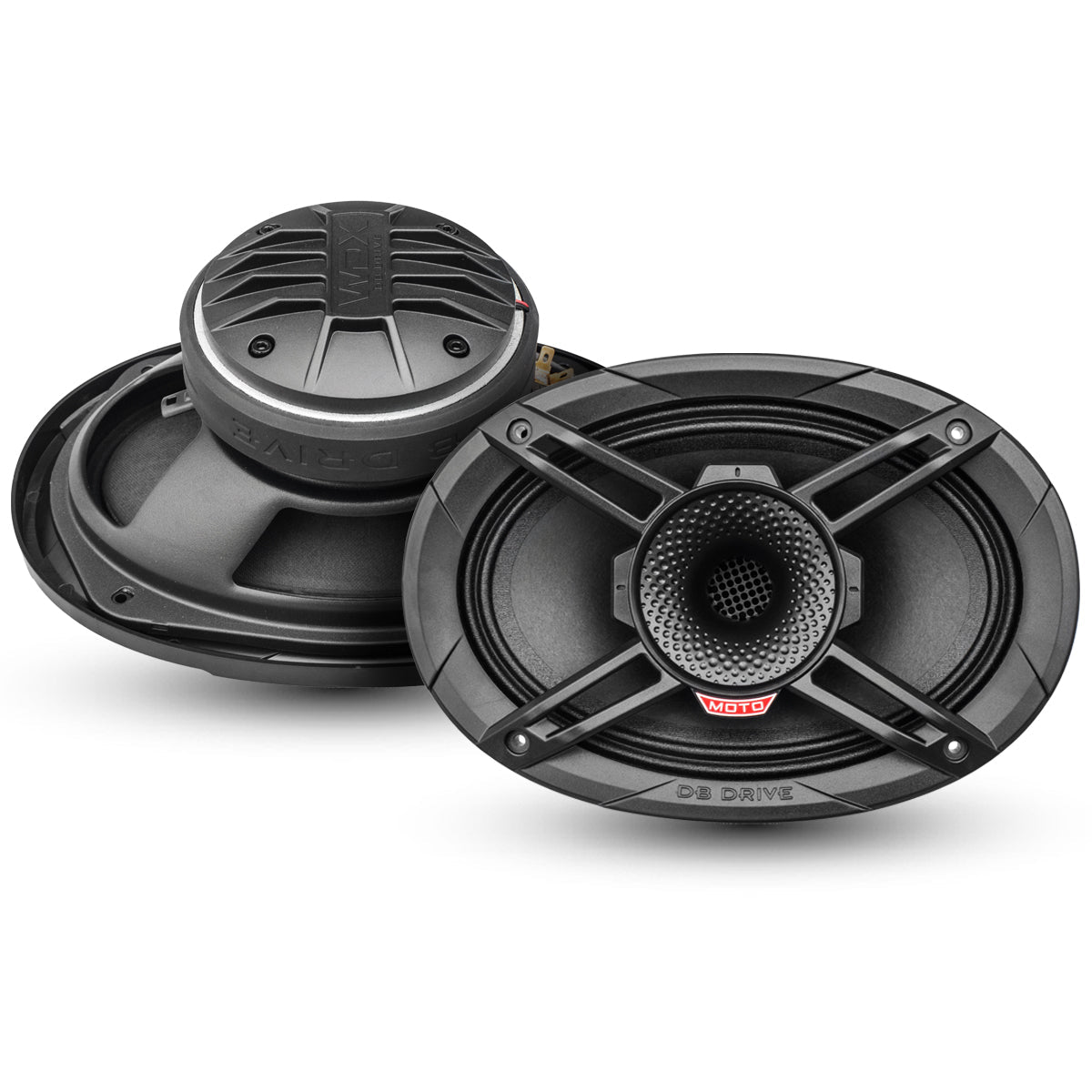 DB Drive WDX69MOTO-CD 6"×9" Moto 2-Way Loudspeakers W/Back mounted Compression Driver (1 Pair)