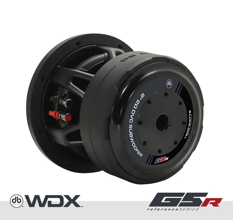 DB Drive WDX8G5R.2 8 in. Dual 2-Ohm Subwoofer