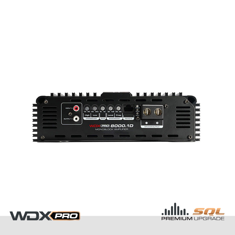 WDX PRO8000.1D : Extended Range Class D Monoblock Amplifier BLACK FRIDAY SALE