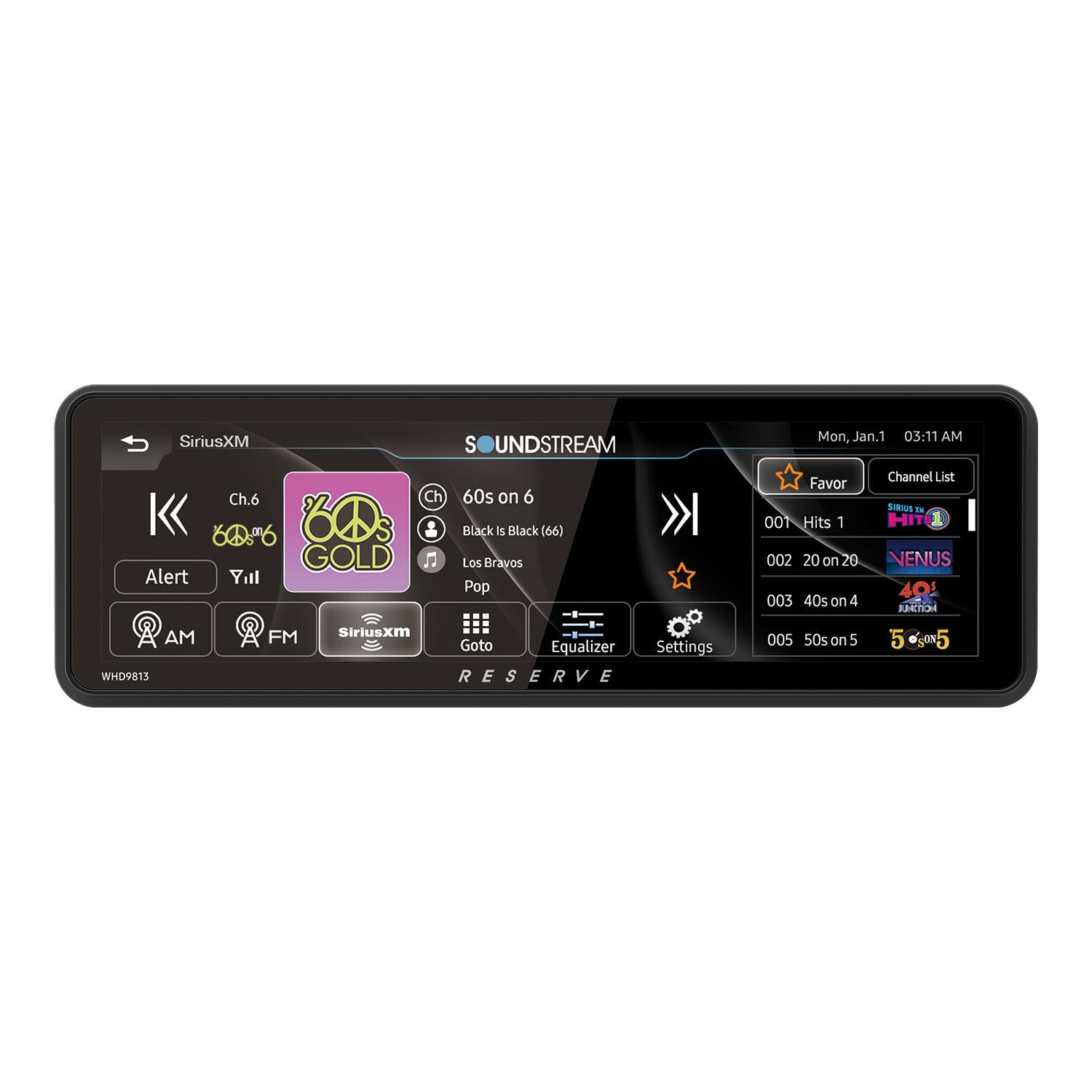 Soundstream Reserve WHD.9813 Harley-Davidson Head Unit rear view