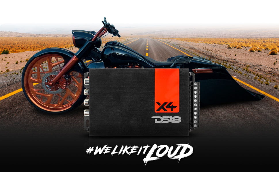 X 4-channel Ultra Compact Class d Amplifier 4 70 Watts Rms