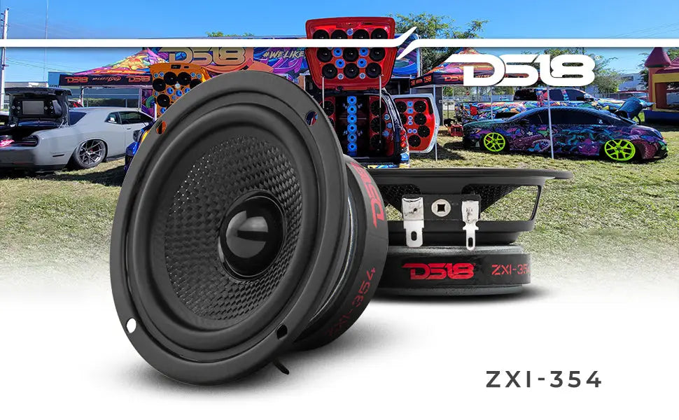 Zxi 3.5’’ Full-range Speakers with Kevlar Cone 40 Watts