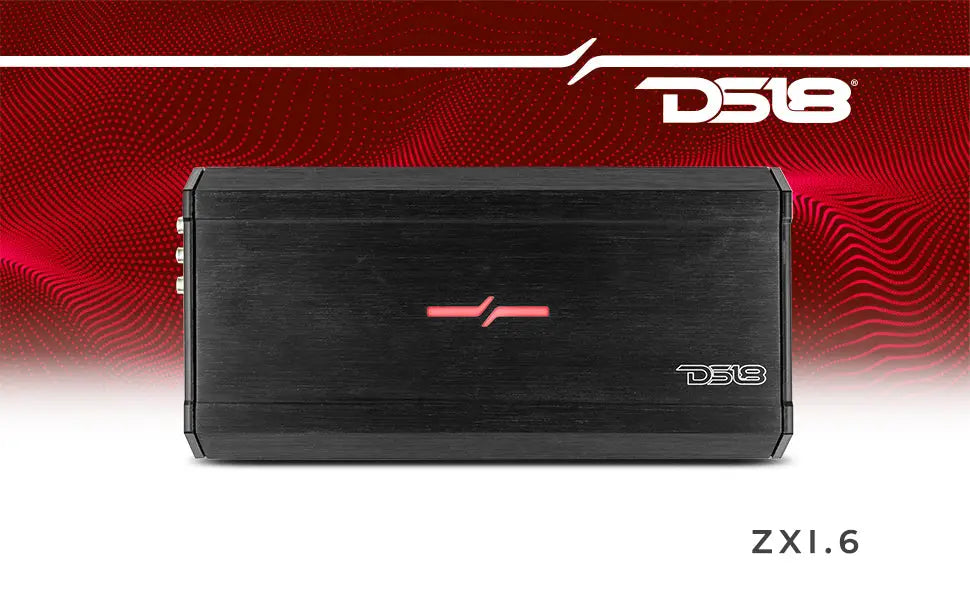 Zxi 6-channel Class d Amplifier 6 x 200 Watts Rms @ 4-ohm