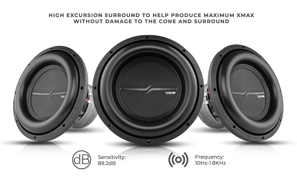 Zxi 12’’ High Excursion Subwoofer Quad Stacked Magnets