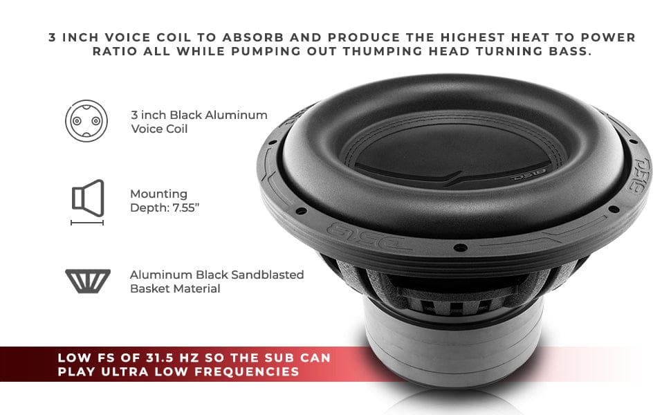 Zxi 12’’ High Excursion Subwoofer Quad Stacked Magnets