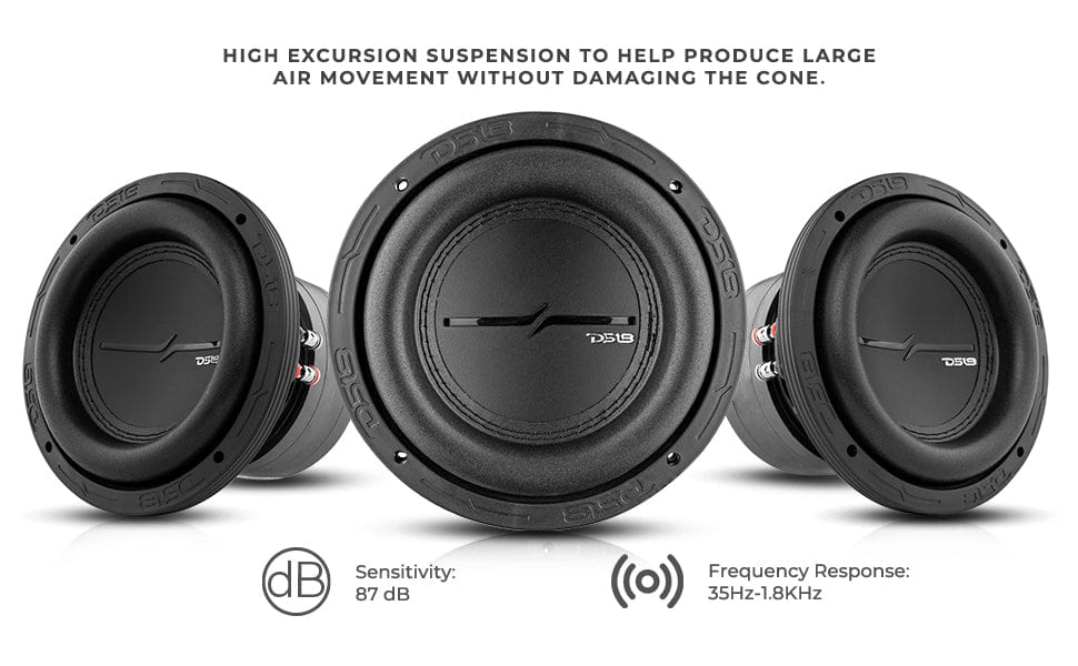 Zxi 6.5’’ High Excursion Subwoofer Quad Stacked Magnets