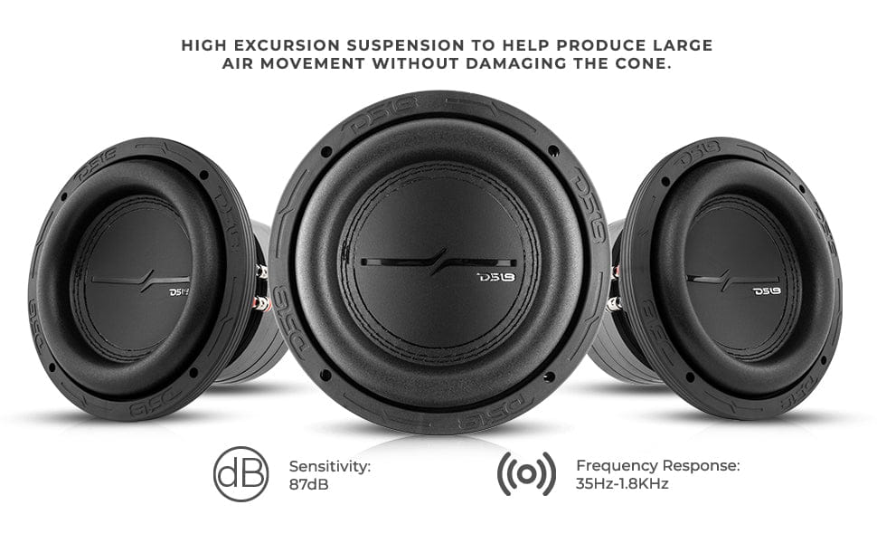 Zxi 6.5’’ High Excursion Subwoofer Quad Stacked Magnets