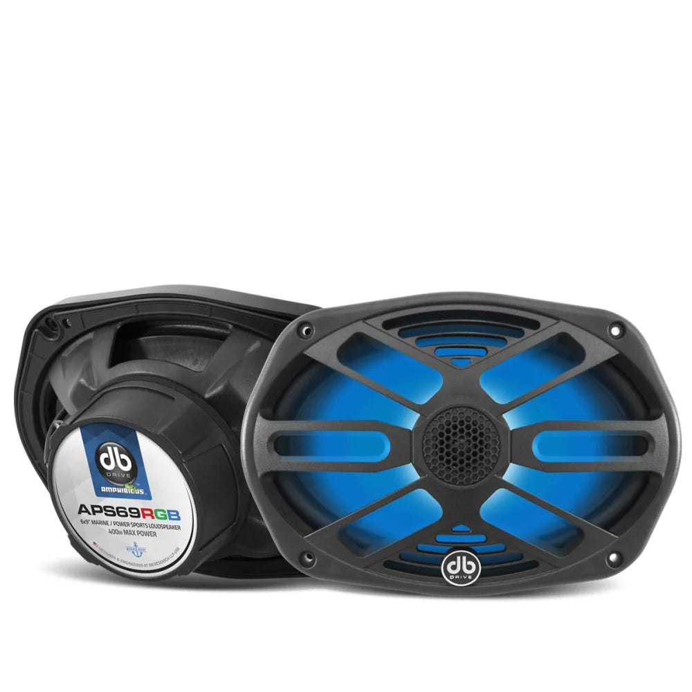 Aps69rgb: 6’’×9’’ Marine Loudspeakers W/rgb Accent Lighting