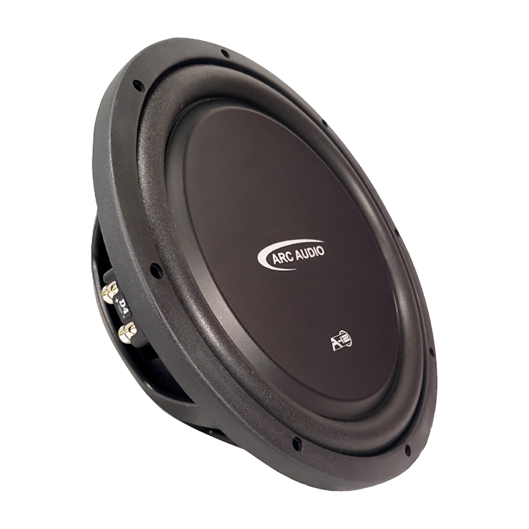 ARC Audio A12 12-inch shallow subwoofer — transparent product image