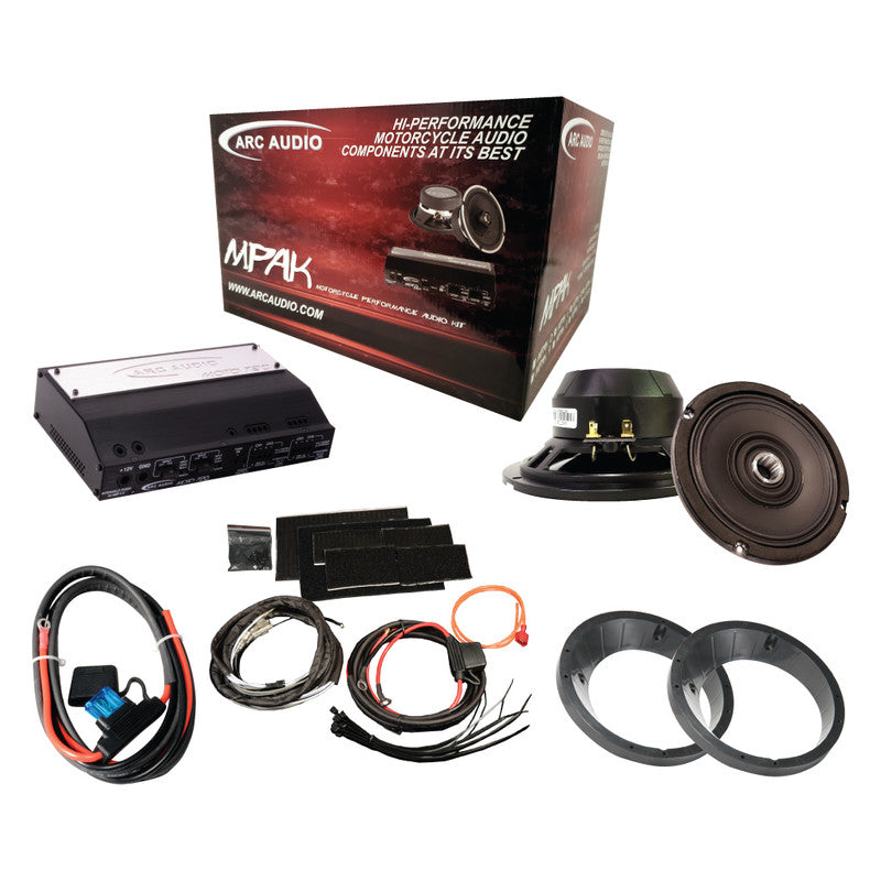 ARC Audio MPAK13-HD Harley 1999-2013 Horn Speaker Audio Kit | SMS Car Audio