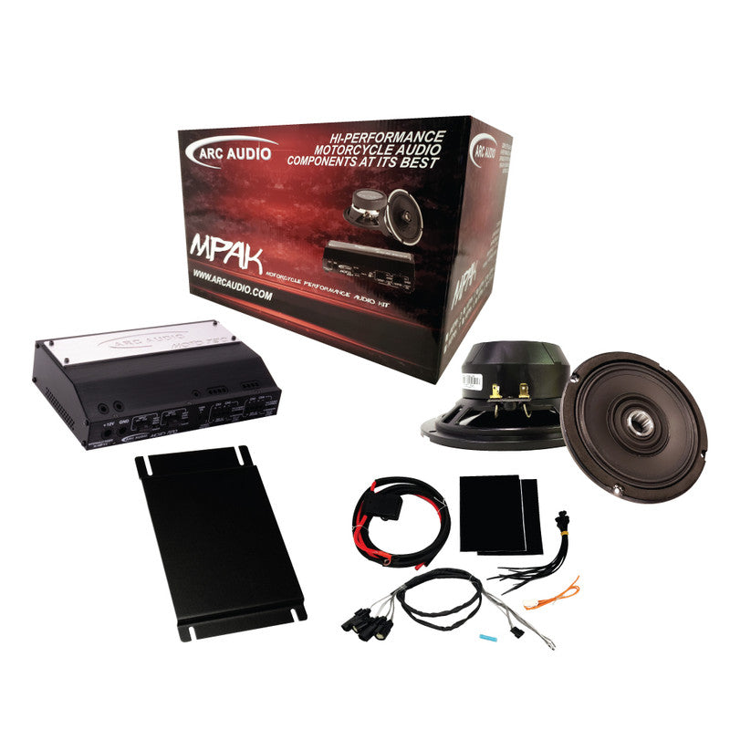 ARC Audio MPAK14-HD Harley 2014-2023 Horn Speaker Audio Kit | SMS Car Audio