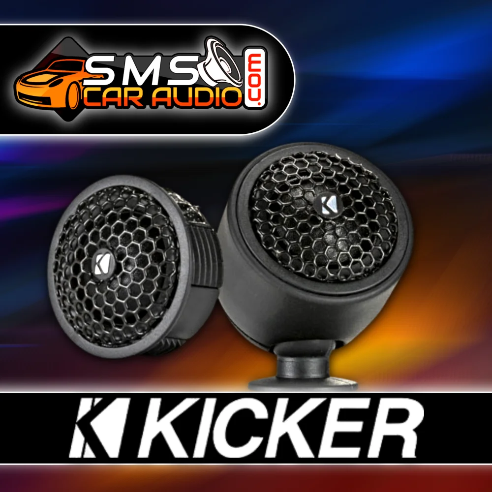 Kicker Ks 1 Inch Dome Tweeter Pair - Car Speakers Kicker