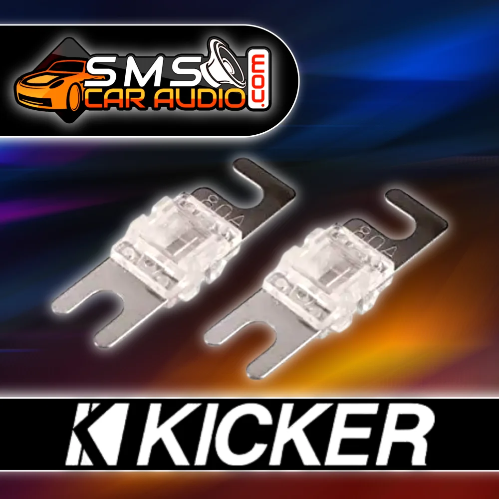 Kicker 80 - amp (mini - anl Afs Afc) Fuses (2 - pack)