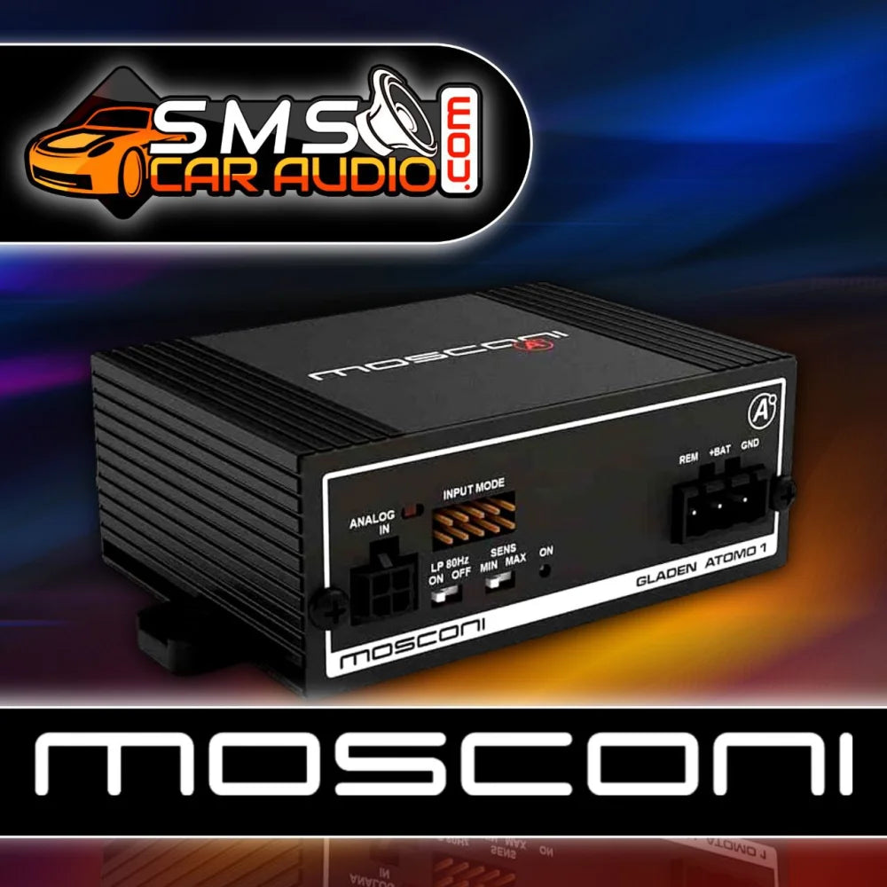 Mosconi Gladen Atomo 1 Full Range 1 Channel Amplifier - 1