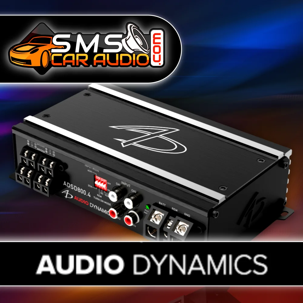 Audio Dynamics Sd 800.4 – 4 Channel Compact Motorcycle