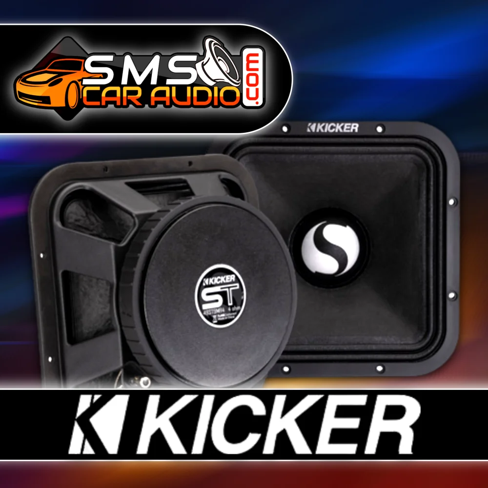 Kicker Street Series 9’ Midrange Speaker Pair - Kicker
