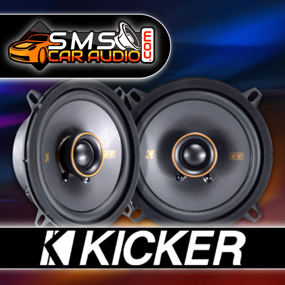 Ks 5.25’ Coaxial Speaker Pair - 5.25’ Speakers Kicker