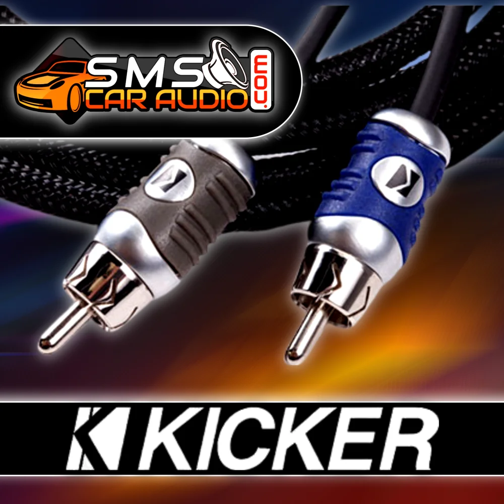 Kicker q Series 1 Meter 2 - channel Rca 3.3 Foot