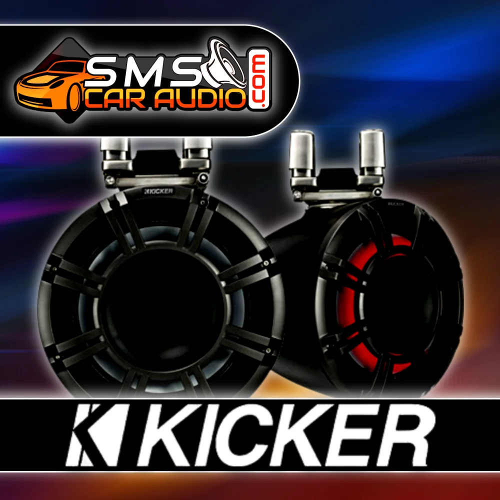 Kicker 11’ Tower Mount Marine Speakers - Marine Speakers