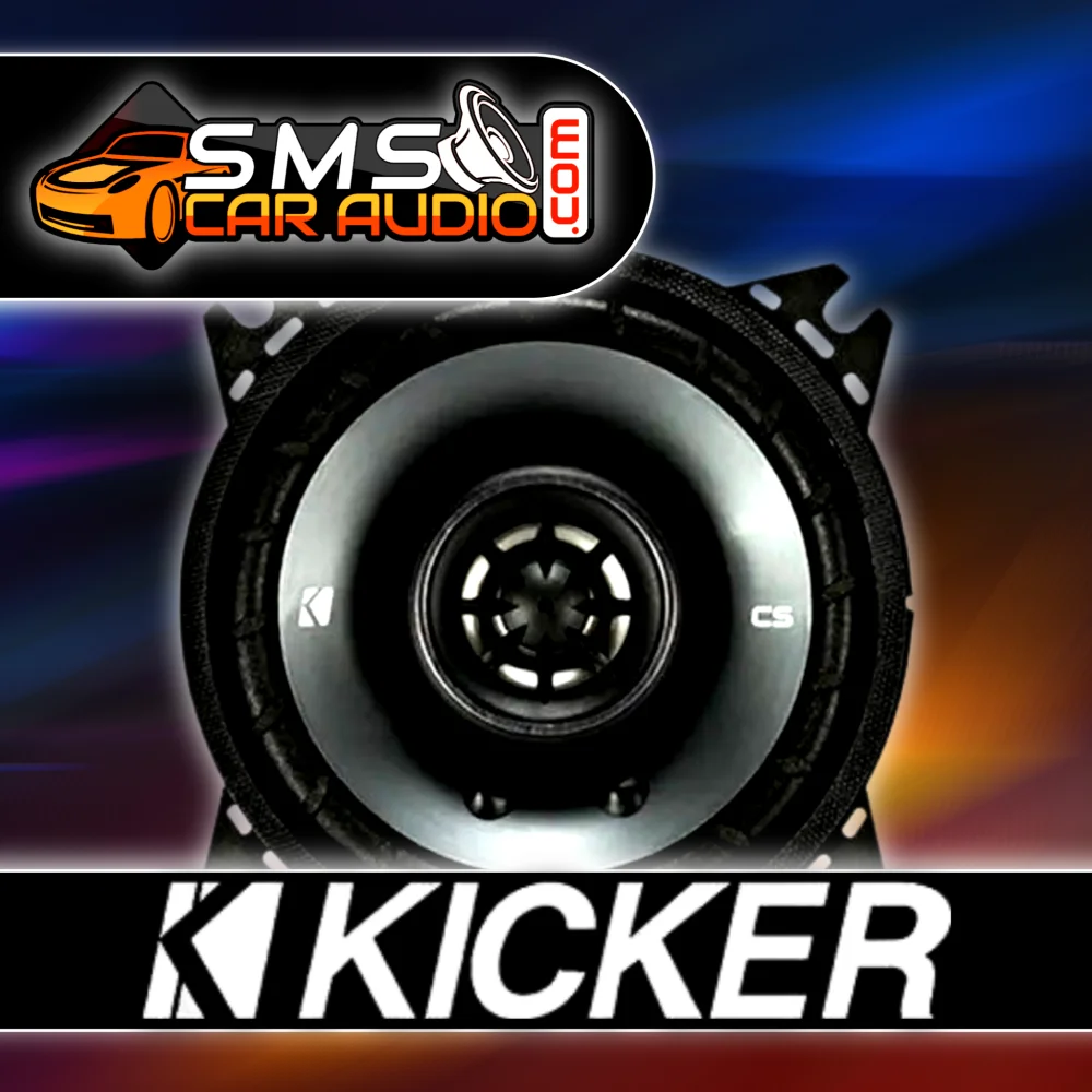 Kicker Cs 4’ Coaxial Speaker - Speakers Kicker Car Audio