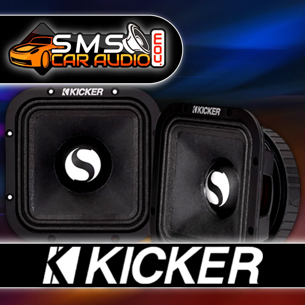 Kicker Street Series 7 Inch Midrange Speaker Pro Audio Pair