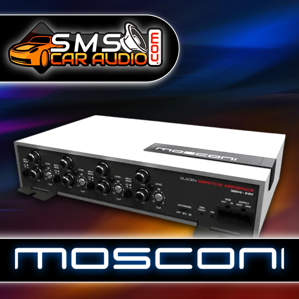 Mosconi Gladen 8 To 12 Aerospace 12 Channel Dsp - Mosconi
