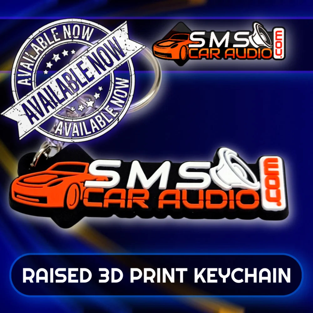 Sms Car Audio 3d Print Keychain - Sms Car Audio
