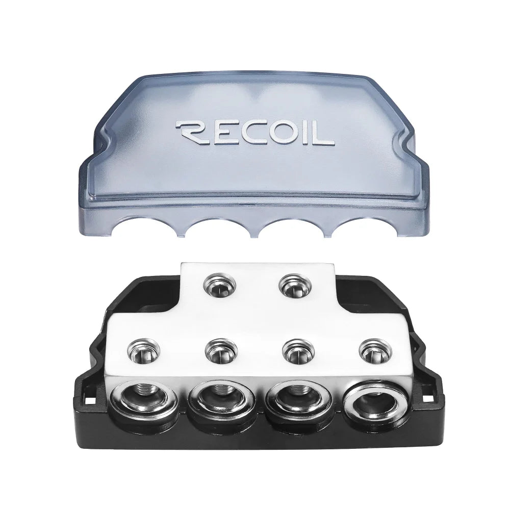 Bdb24 6-way Power Distribution Block 2 x 0/2/4 Gauge in / 4