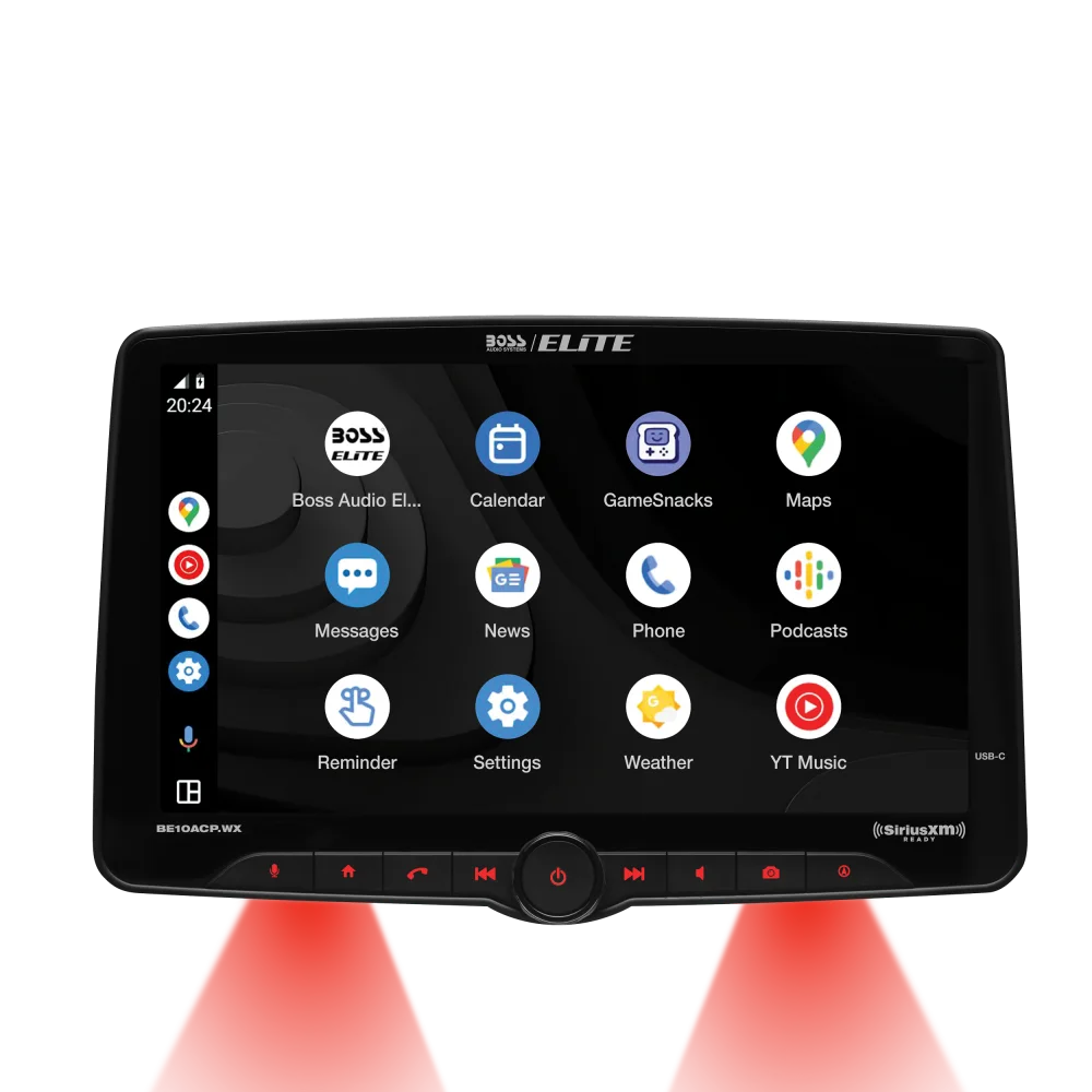 Be10acp.wx Boss Elite 10 Inch Floating Screen Radio Maestro