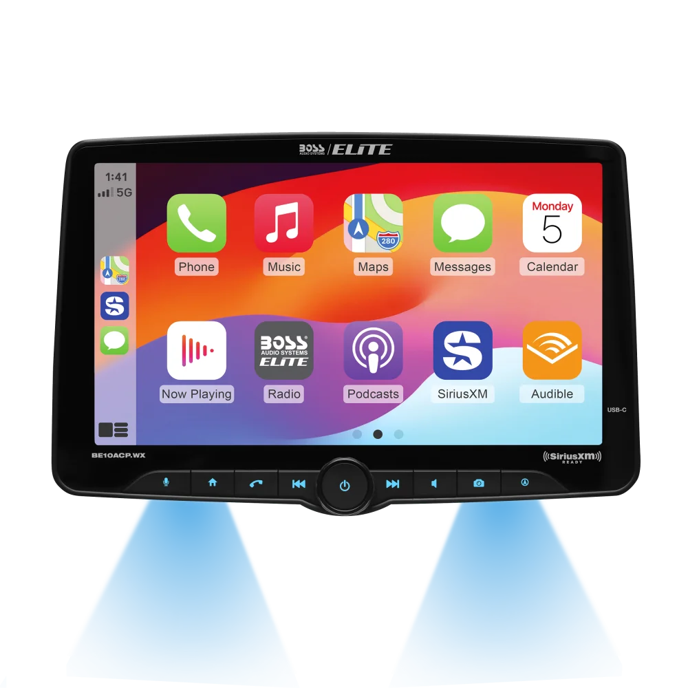Be10acp.wx Boss Elite 10 Inch Floating Screen Radio Maestro
