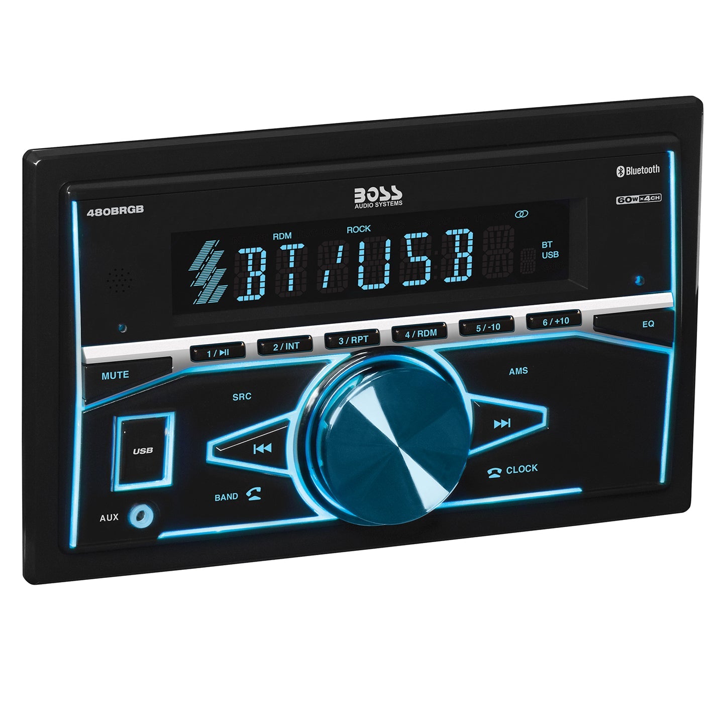 BOSS Elite 480BRGB double-DIN Bluetooth digital media receiver