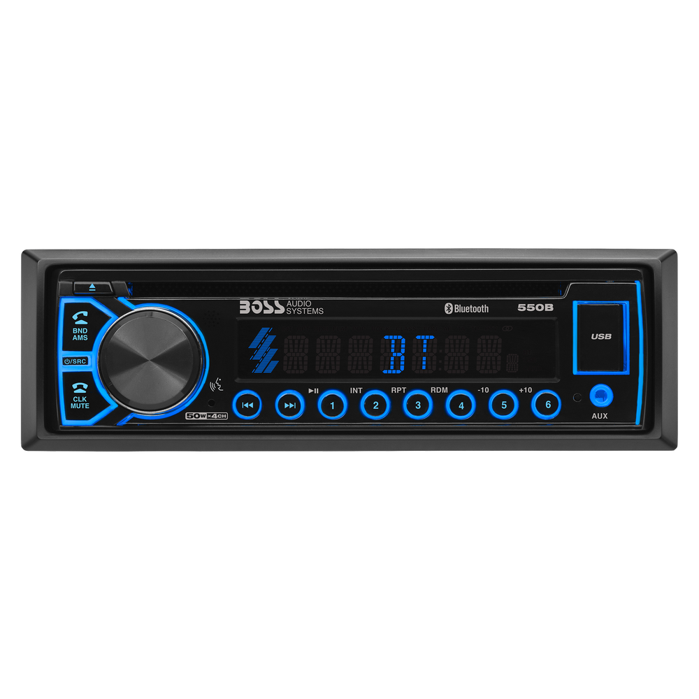 BOSS Elite 550B single-DIN Bluetooth CD receiver