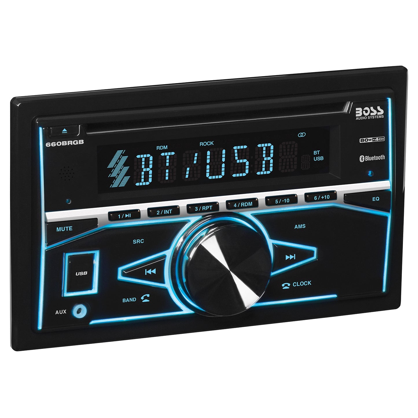 BOSS Elite 660BRGB double-DIN Bluetooth CD receiver