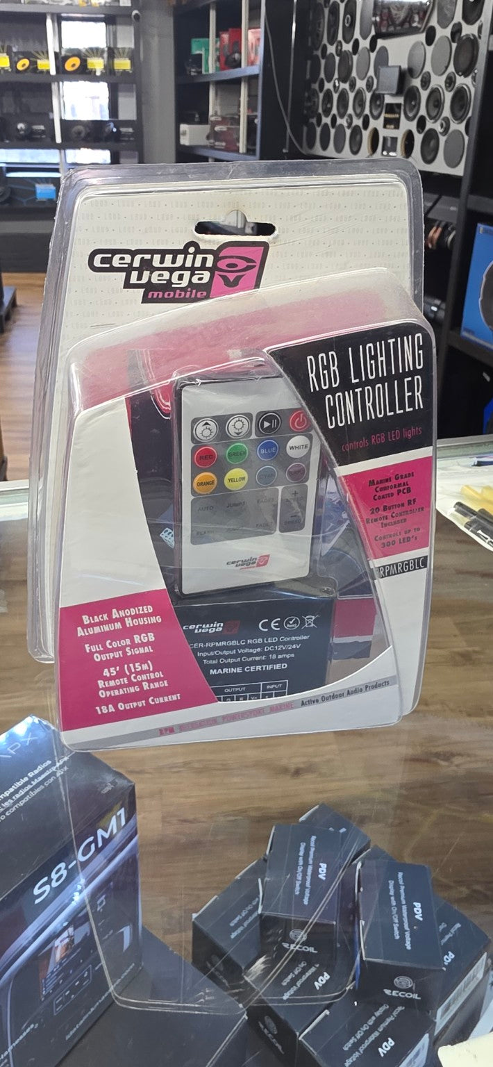 Cerwin Vega RPMRGBLC marine RGB lighting controller with remote closeout
