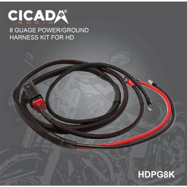 Cicada Audio Harley Fairing Amplifier Kit Hdpg8k - Cicada