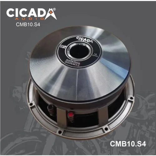 Cicada Cmb10.s4 Pro Sound Midbass Driver Carbon Fiber Cone