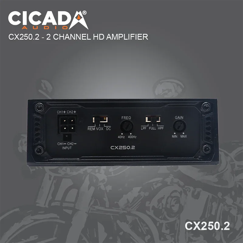 Cx 250.2 2 Channel Amplifier - Amplifiers Cicada Audio